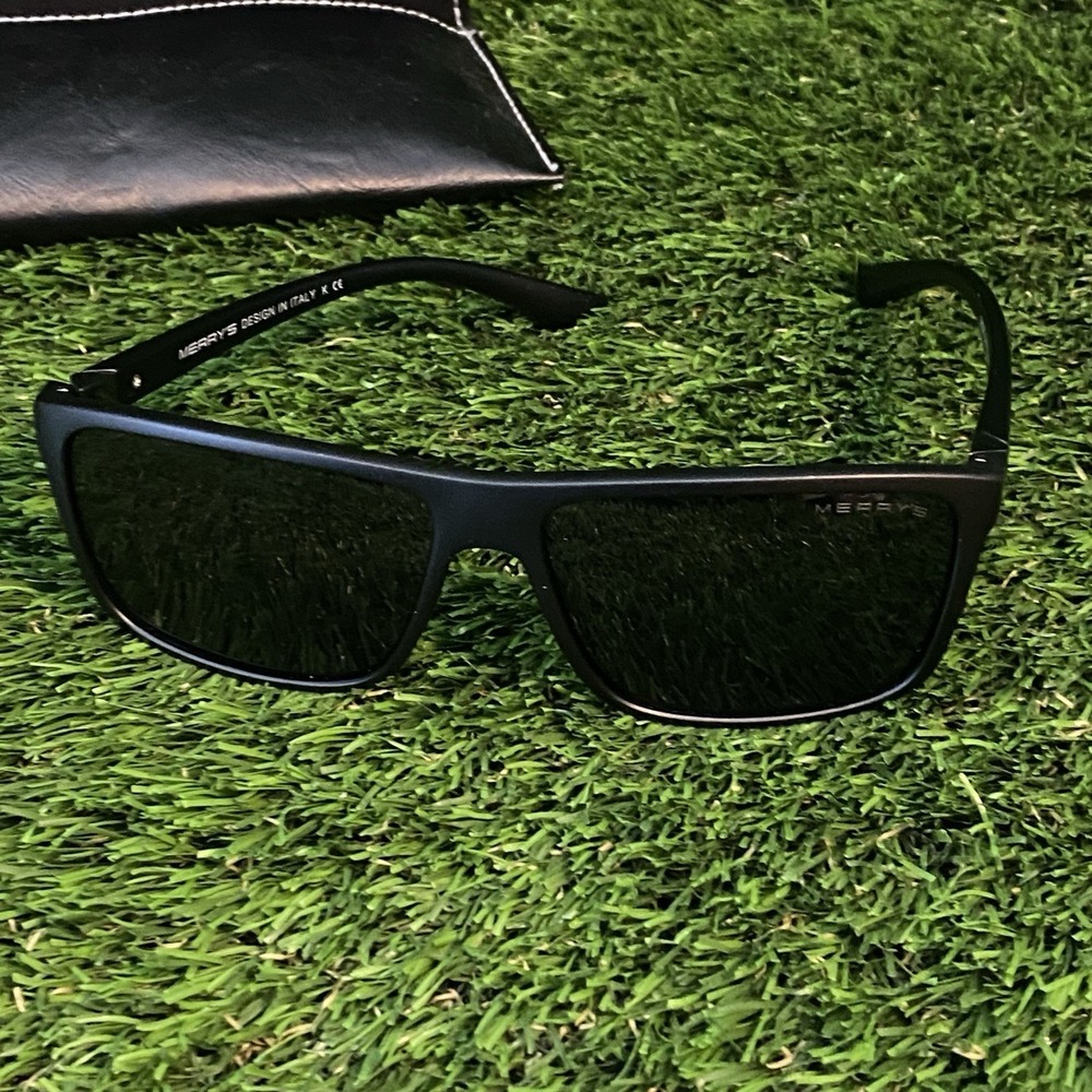 Merry's Unisex Sunglasses Matte‎ Black S822558 16 131 TCO-2BO 3P New Condition